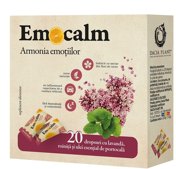 Emocalm drops 20dropsuri - Dacia Plant