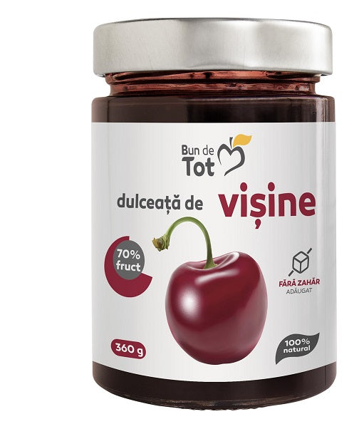 Dulceata de visine fara zahar 360gr - Dacia Plant