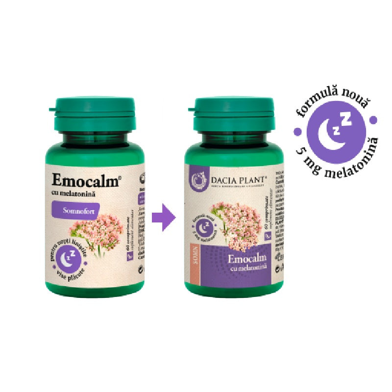Emocalm cu melatonina 60cpr-DACP.00782
