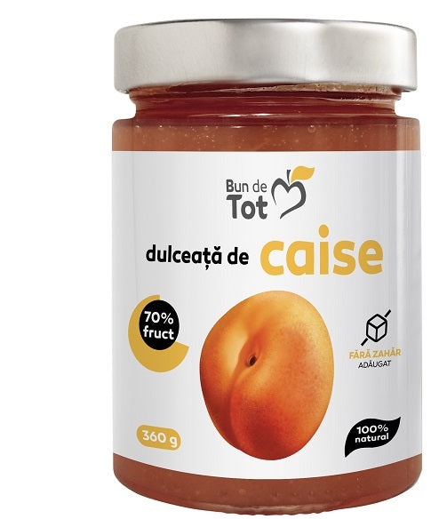 Dulceata de caise fara zahar 360gr - Dacia Plant