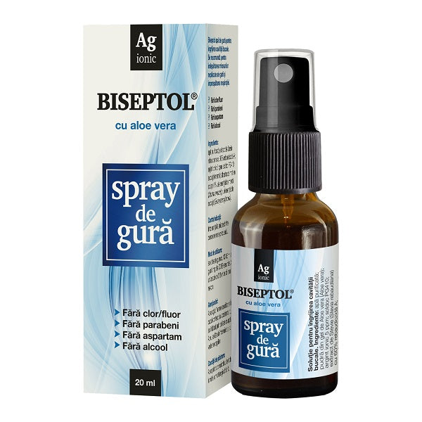 Biseptol spray gura aloe vera 20ml - Dacia Plant