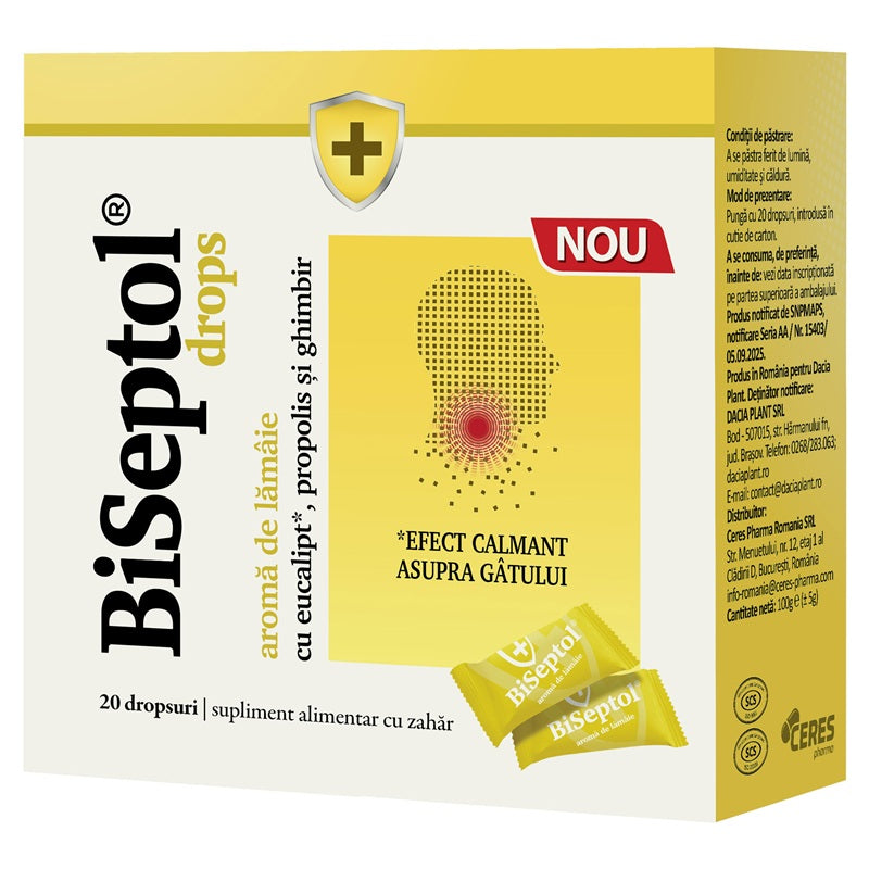 Biseptol drops lamaie 20dropsuri - Dacia Plant