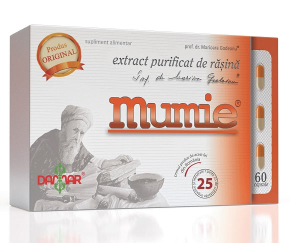 Mumie-extract purif de rasina 60cps-DAMG.00023