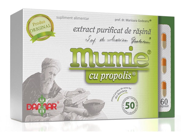 Mumie-extract rasina + propolis 60cps-DAMG.00025
