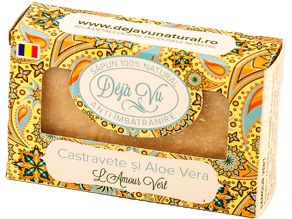 Sapun natural aloe vera&castravete 90gr - Deja Vu