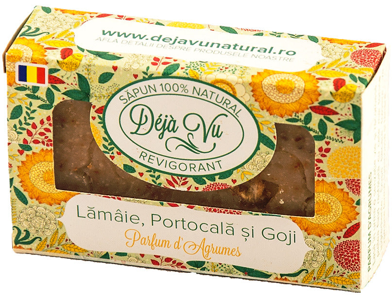 Sapun natural lamai,portocala&goji 90gr - Deja Vu