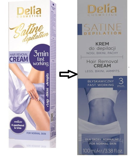 Crema depilatoare 3minute 100ml - Delia Cosmetics