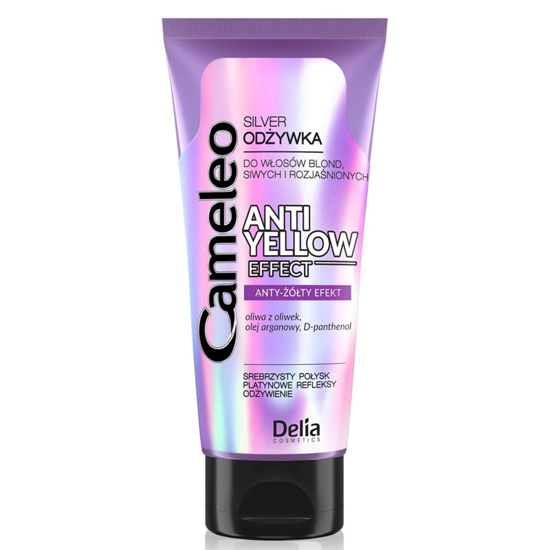 Balsam nuantator pentru par blond sau gri Cameleo Silver Reflex, 200ml - Delia Cosmetics