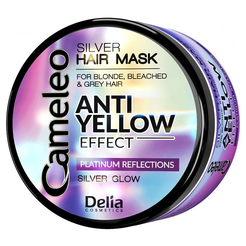 Masca nuantator pentru par blond sau gri Cameleo Silver Reflex, 200ml - Delia Cosmetics