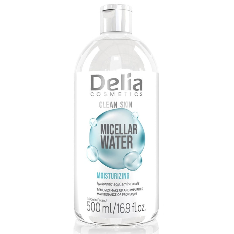 Apa micelara hidratanta Clean Skin, 500ml - Delia Cosmetics