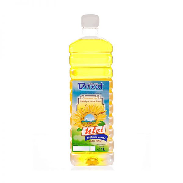 Ulei floarea-soarelui presat la rece 1l - Denoct Prod