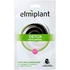 Detox masca servetel curatare&energizare 20ml - Elmiplant