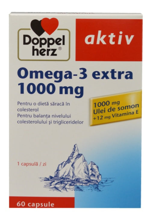 Omega 3 Extra 1000mg, 60 capsule - Doppel Herz