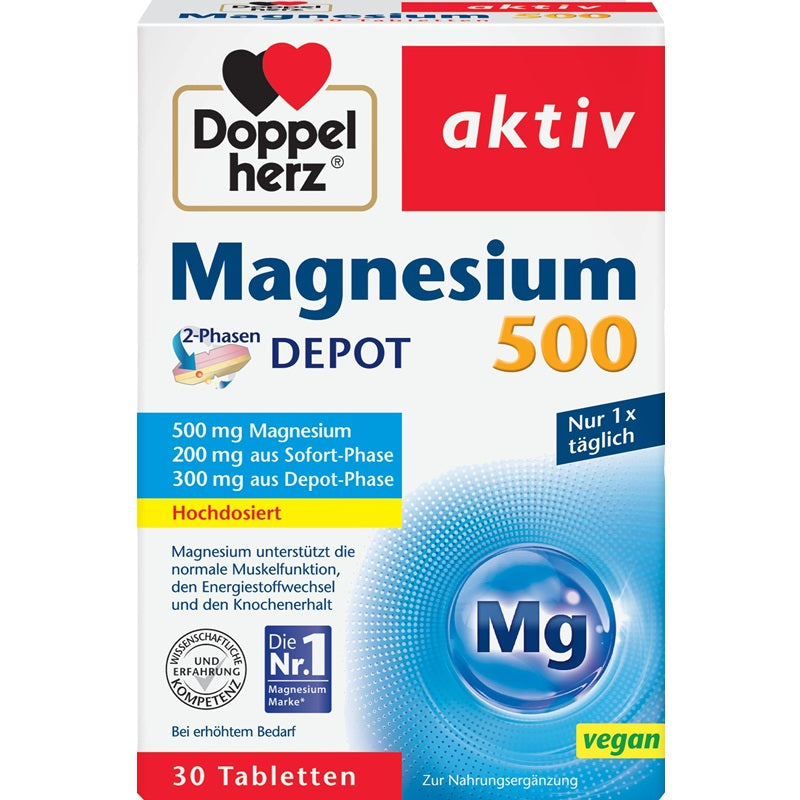 Magneziu 500, 30 comprimate - Doppel Herz