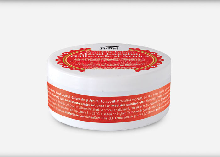 Crema-balsam marul l.,galb.&arnica 100gr/90ml - Dorel Plant