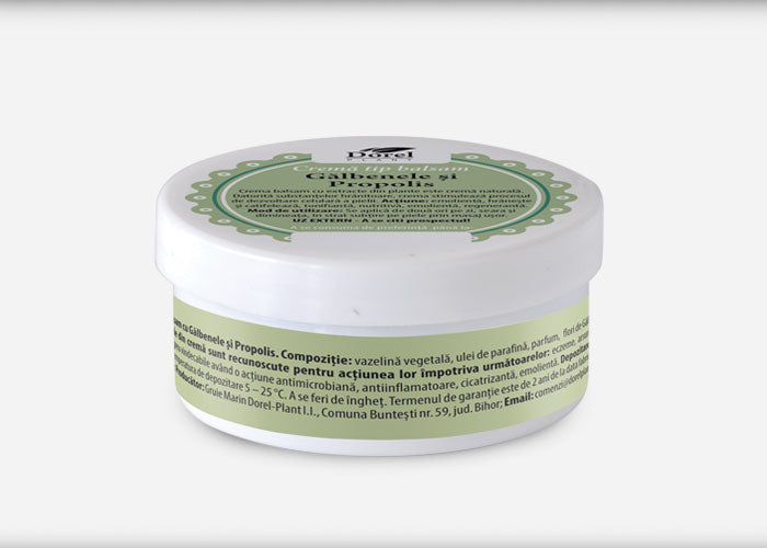 Crema-balsam galbenele&propolis 50gr/65ml - Dorel Plant