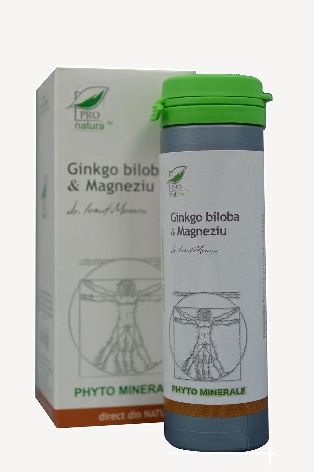 Ginkgo Biloba & Magneziu, 60 capsules-MEDI.00821