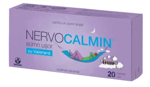 Nervocalmin Somn Usor cu valeriana, 20 capsule moi-BIOF.00159