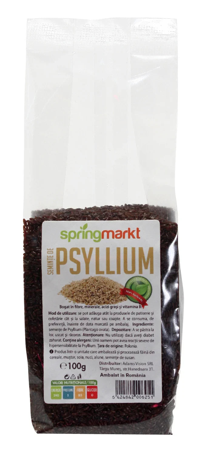 Psyllium, seminte, 100 gr-ADAM.00465
