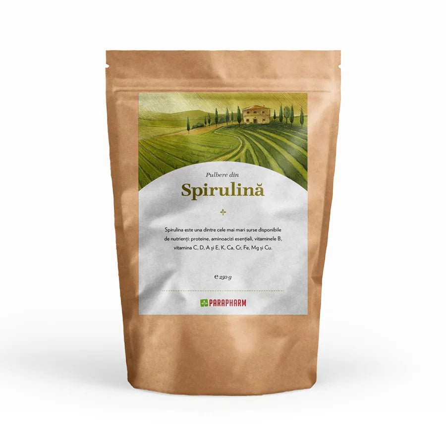 Spirulina pulbere, 250 gr-QUAN.00244