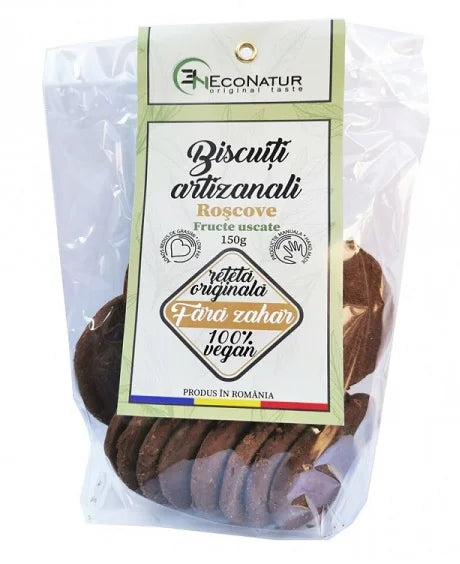 Biscuiti Artizanali Roscove Fara Zahar 150 gr-ECON.00045