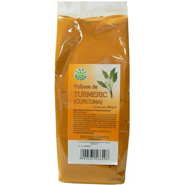 Turmeric (Curcuma) Pulbere, 500 g-HERB.00848