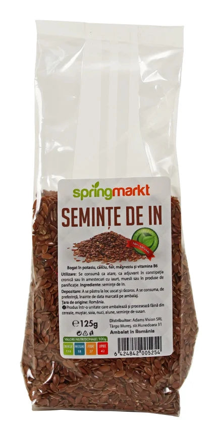 Seminte de in, 125 gr-ADAM.00319
