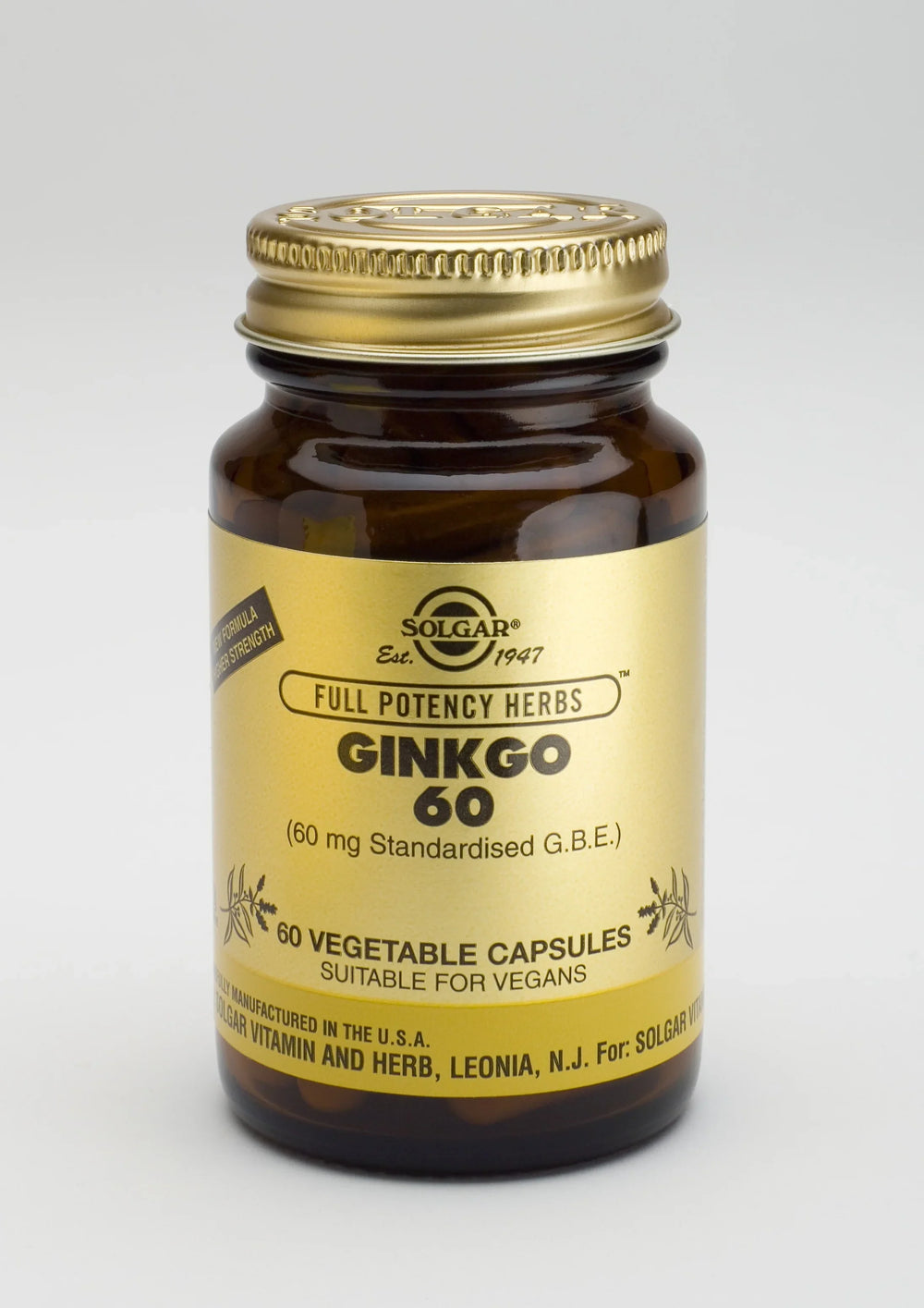 Ginkgo biloba, 60 capsule-SOLG.00003