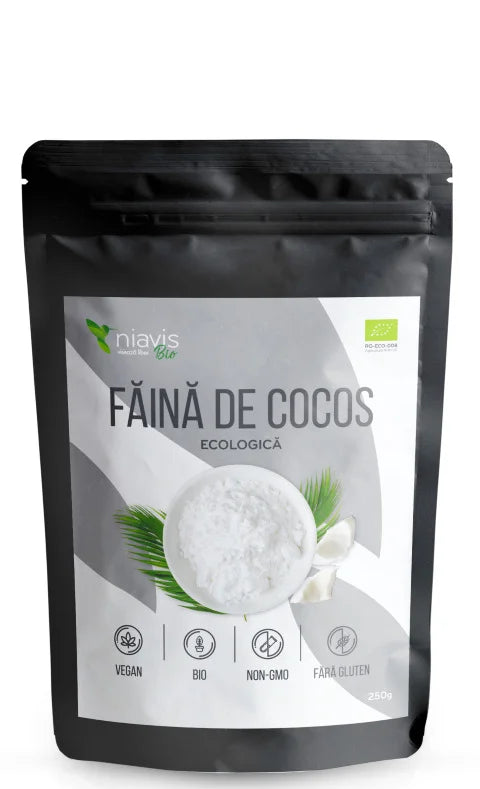 Faina de Cocos Pulbere Ecologica (Bio), 250 g-NIAV.00014
