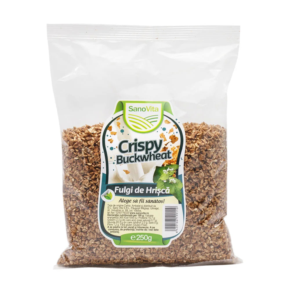 Fulgi crocanti de hrisca, 250 gr-SANO.00173