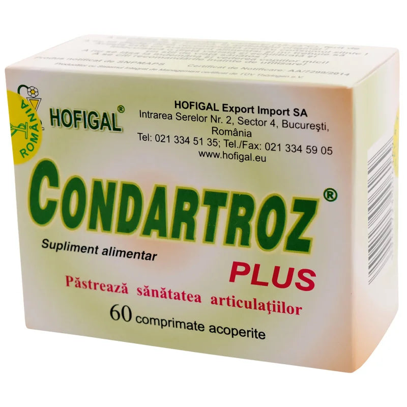 Condartroz Plus, 60 comprimate-HOFI.00266