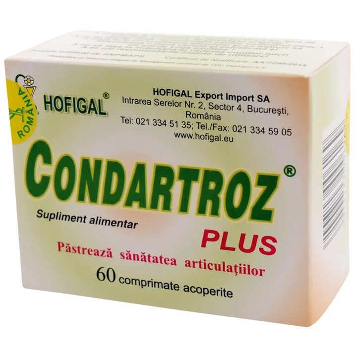Condartroz Plus, 60 comprimate-HOFI.00266