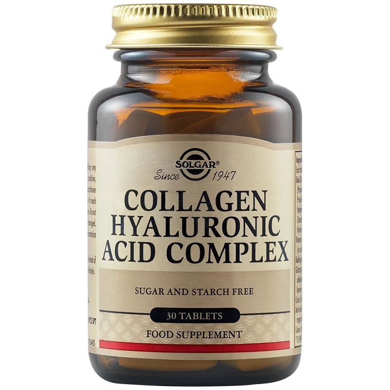 Collagen Hyaluronic Acid Complex 120 mg, 30 comprimate-SOLG.00037