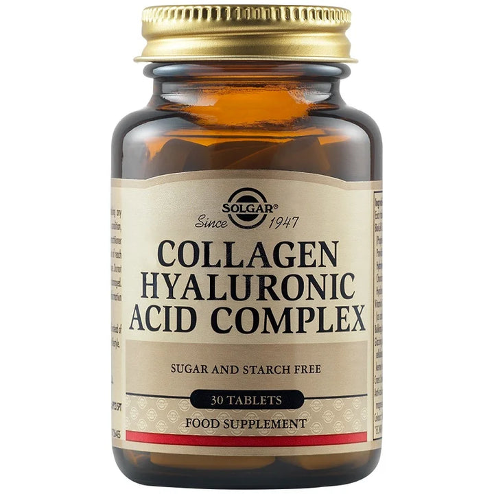 Collagen Hyaluronic Acid Complex 120 mg, 30 comprimate-SOLG.00037