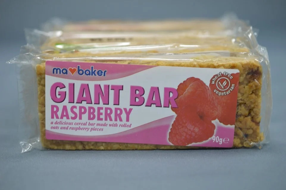 Baton ovaz cu zmeura 90 g Ma Baker-MYBI.00052