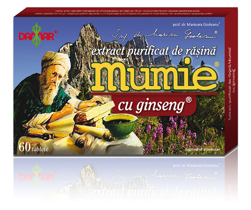 Mumie-extract rasina + ginseng 60cpr-DAMG.00014