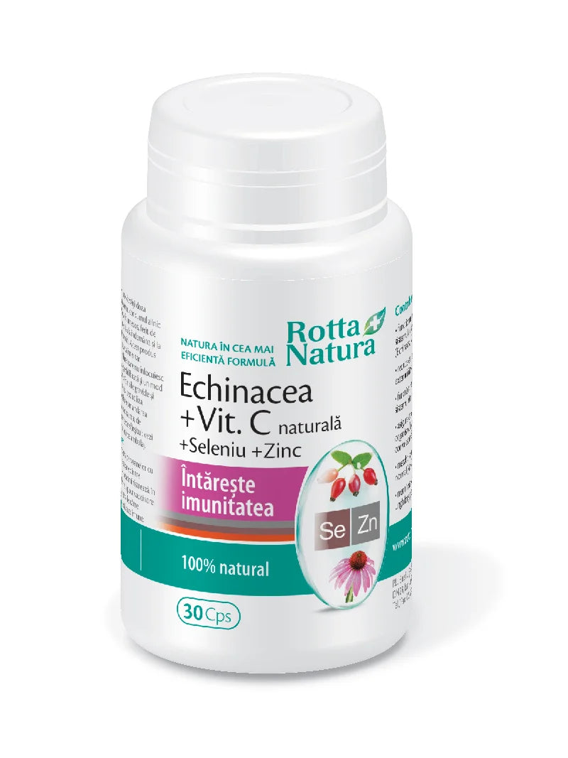 Echinacea + Vitamina C + Se + Zn, 30 cps-ROTT.00179