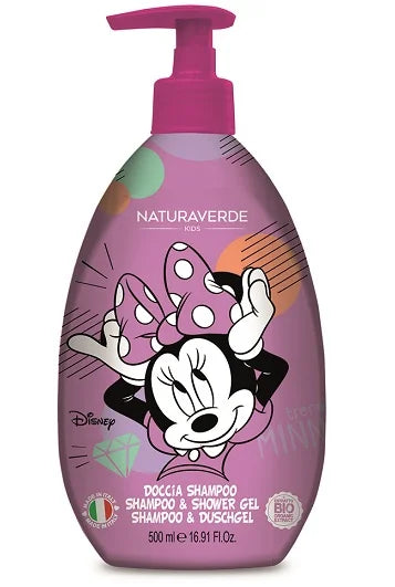 Miss Minnie, Gel de Dus si Sampon Capsuni, 500 ml-NATU.00055