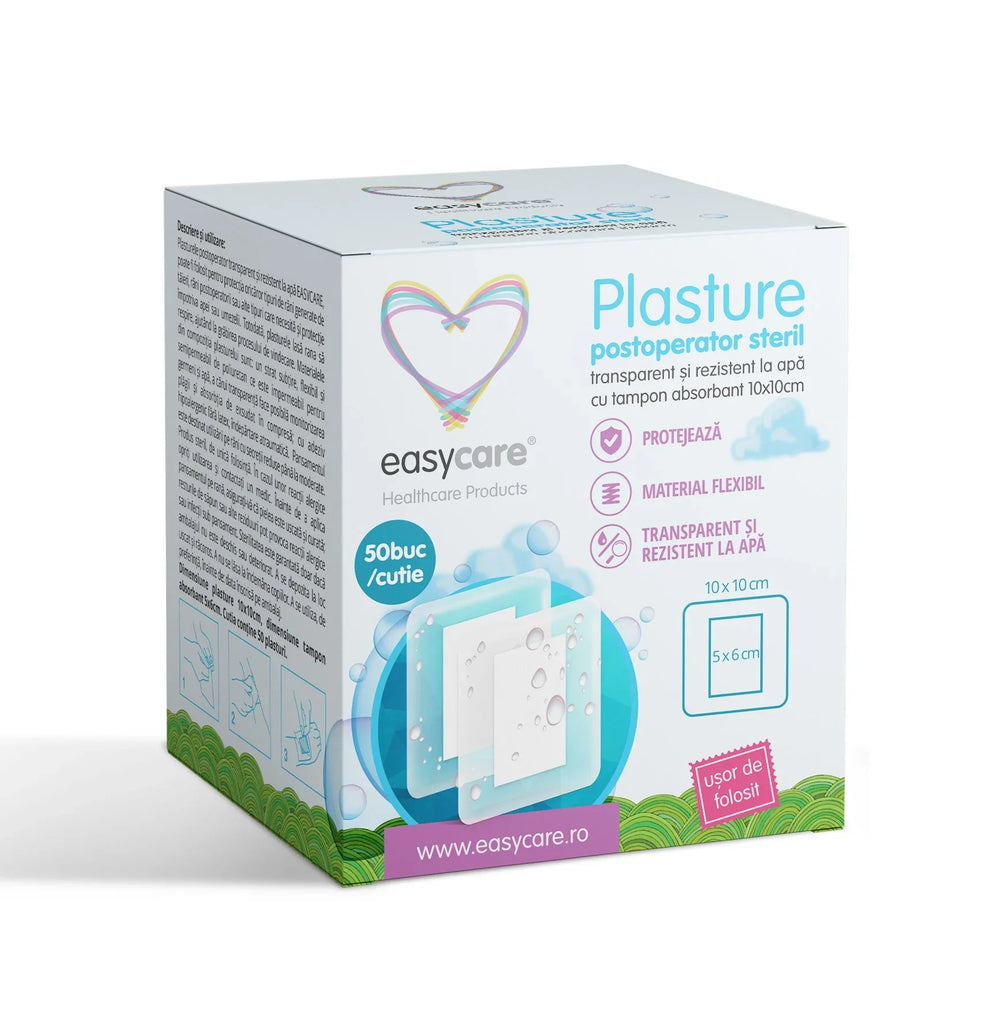 Plasture postoperator steril 10 x 10 cm-EASY.00095