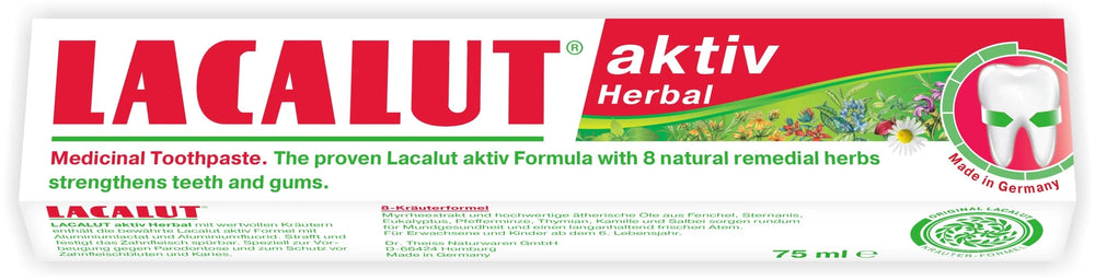 Lacalut Aktiv Herbal, Pasta de Dinti, 75 ml-LACA.00063