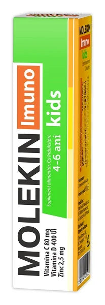 Molekin Imuno Kids 4–6 ani, 20 comprimate efervescente-ZDRO.00643