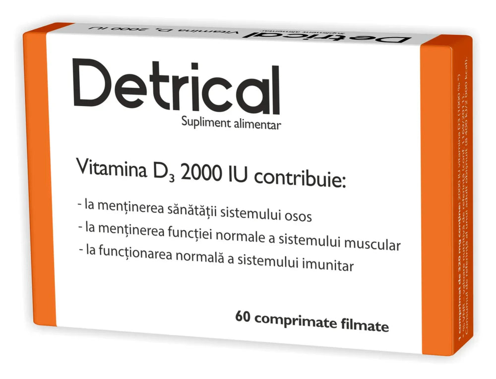 Detrical D3 2000 UI, 60 comprimate-ZDRO.00437