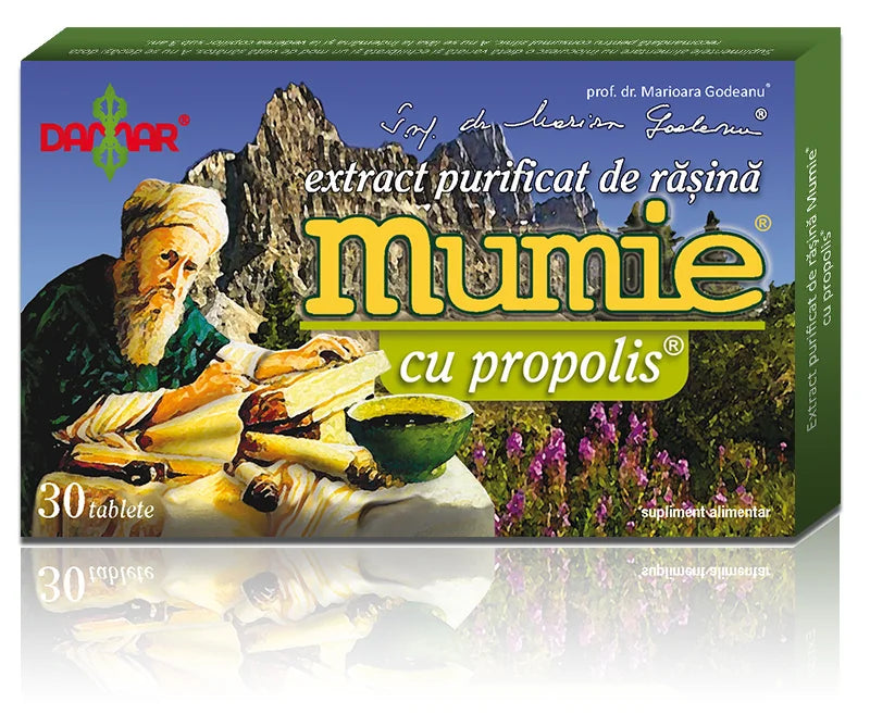 Mumie-extract rasina + propolis 30cpr-DAMG.00007