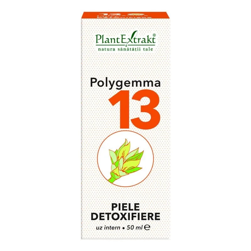 Polygemma 13 Piele Detoxifiere, 50 ml-PLAX.00124