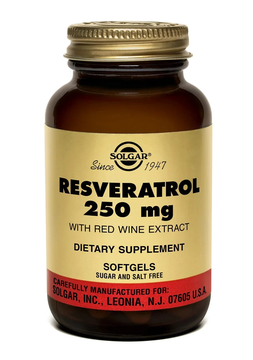 Resveratrol 250 mg, 30 capsule moi-SOLG.00023