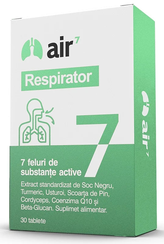 Respirator – Air7, 30 comprimate-GREE.00007
