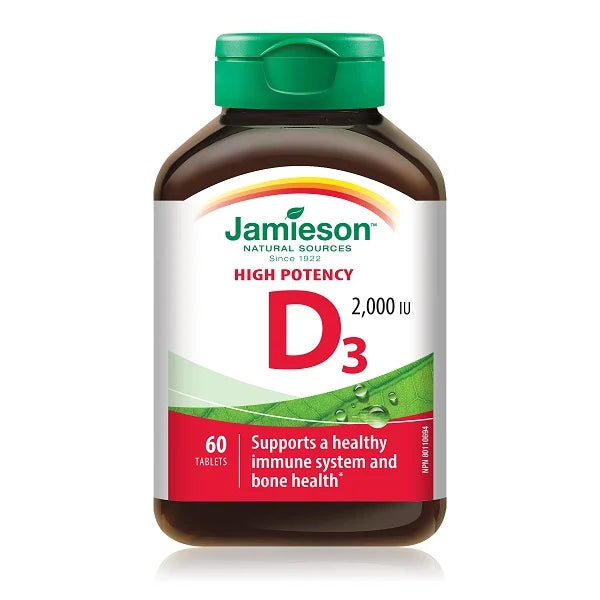 Vitamina D3 2000 UI, 60 comprimate-JAMI.00031
