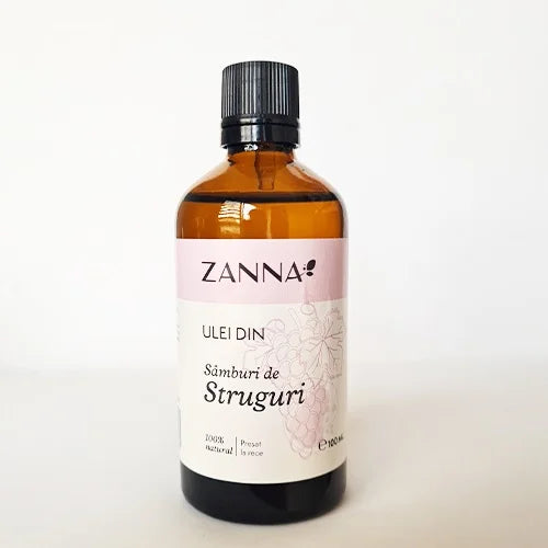 Zanna ulei din samburi de struguri, presat la rece, 100 ml-SMAR.00108