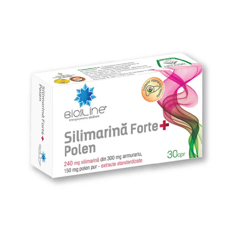 Silimarina Forte + polen, 30 comprimate-HELC.00021