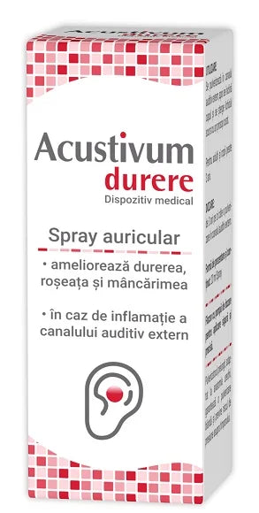 Acustivum, spray auricular cu efect antidurere, 20 ml-ZDRO.00570